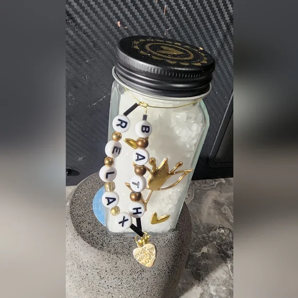 Handmade/designed Bath Salt Decorative Jars--Made To Order. 100% Custom - Picture 3 of 4